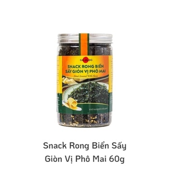 SNACK RONG BIỂN SẤY GIÒN VỊ PHÔ MAI 60gr ( Nam Bảo Tín)