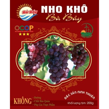 NHO KHÔ BÀ BẢY LOẠI 200gr (CS THÙY TRANG)