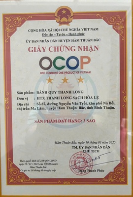 Bánh quy thanh long 250g