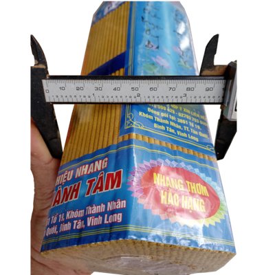 Nhang thơm Nhãn xanh đại bó lục giác 721 cây 38cm