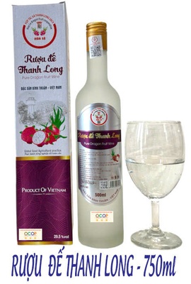 Rượu đế thanh long 500ml
