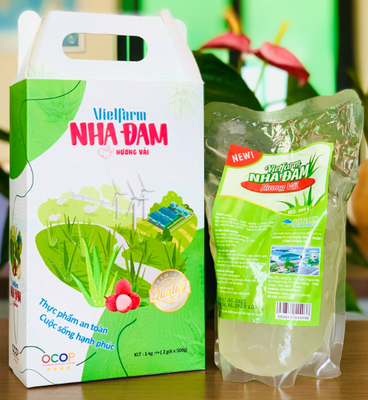 Nha đam hương vải Vietfarm túi 500g