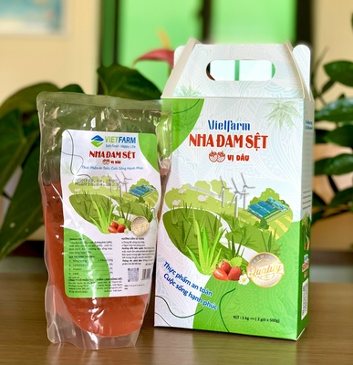 Nha đam sệt vị dâu Vietfarm túi 500g