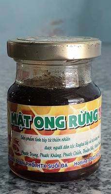 mật ong rừng 100% loại 70ml (HTX SUỐI ĐÁ)