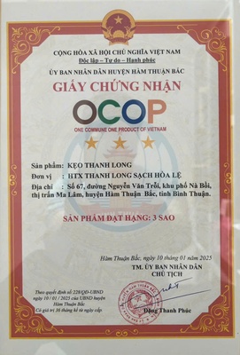 Kẹo thanh long 150g