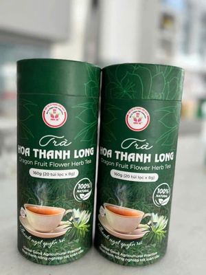 Trà hoa thanh long hộp tròn 160g