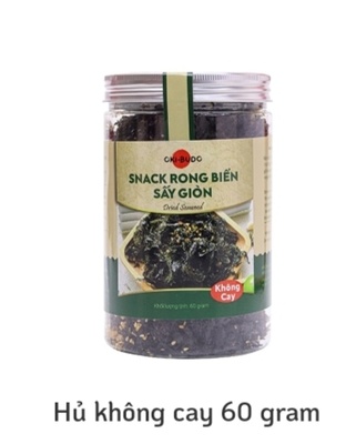 SNACK RONG BIỂN SẤY GIÒN VỊ KHÔNG CAY 60gr (Nam bảo Tín)