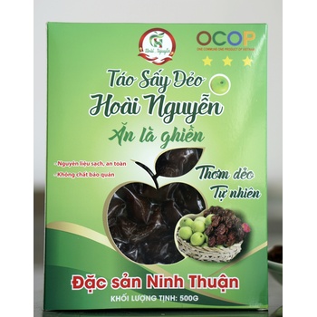 TÁO SẤY DẺO HOÀI NGUYỄN 500G (HKD NGUYỄN THỊ THU HOÀI)