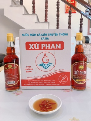 NƯỚC MẮM THƯỢNG HẠNG XỨ PHAN (THÙNG 3 LÍT CHAI THỦY TINH)