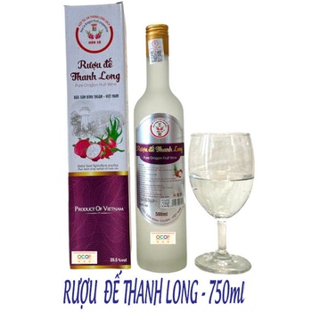 Rượu đế thanh long 750ml