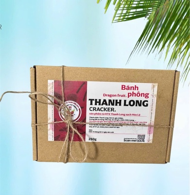 Bánh phồng thanh long hộp 250g