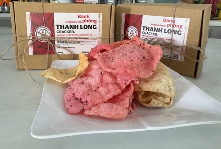 Bánh phồng thanh long hộp 250g