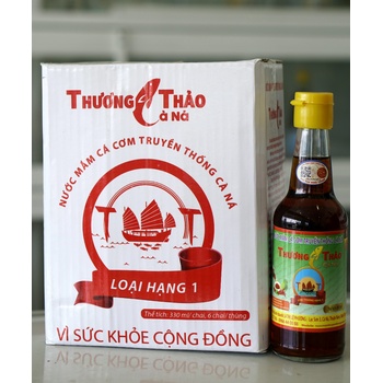 NƯỚC MẮM CÁ CƠM TRUYỀN THỐNG CÀ NÁ 6 CHAI X 330ML/CHAI - LOẠI HẠNG A1 (HKD LA THỊ LỆ PHƯƠNG)