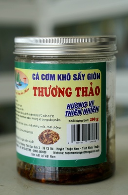 CÁ CƠM KHÔ SẤY GIÒN THƯƠNG THẢO 200G (HKD LA THỊ LỆ PHƯƠNG)