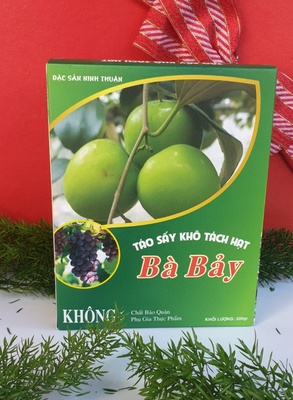 TÁO SẤY KHÔ TÁCH HẠT BÀ BẢY LOẠI 200GR (CƠ SỞ THÙY TRANG