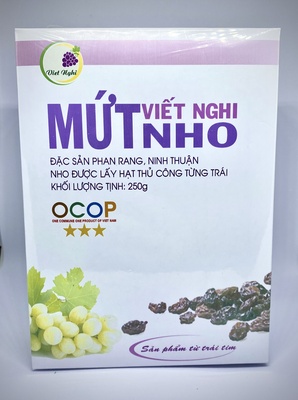 MỨT NHO SẤY DẺO VIẾT NGHI 250G