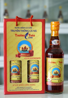 NƯỚC MẮM CÁ CƠM TRUYỀN THỐNG CÀ NÁ 2CHAI X 500ML/CHAI - THƯỢNG HẠNG (HKD LA THỊ LỆ PHƯƠNG)