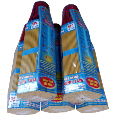 Nhang thơm Nhãn xanh đại bó lục giác 721 cây 38cm