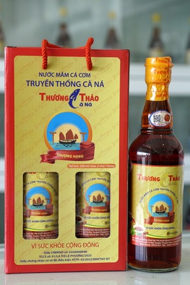 NƯỚC MẮM CÁ CƠM TRUYỀN THỐNG CÀ NÁ 2CHAI X 500ML/CHAI - THƯỢNG HẠNG (HKD LA THỊ LỆ PHƯƠNG)