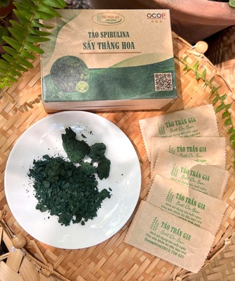 Tảo spirulina sấy thăng hoa dạng gói nhỏ tiện lợi