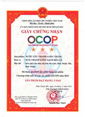 Nước cốt thanh long trắng lên men 750ml